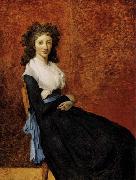 Jacques-Louis  David Madame Trudaine oil painting artist